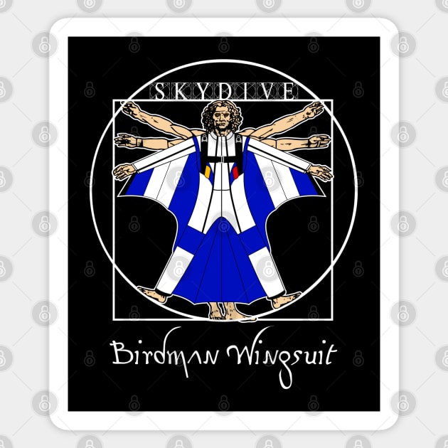 Mod.5 Wingsuit Birdman Skydiving Sticker by parashop